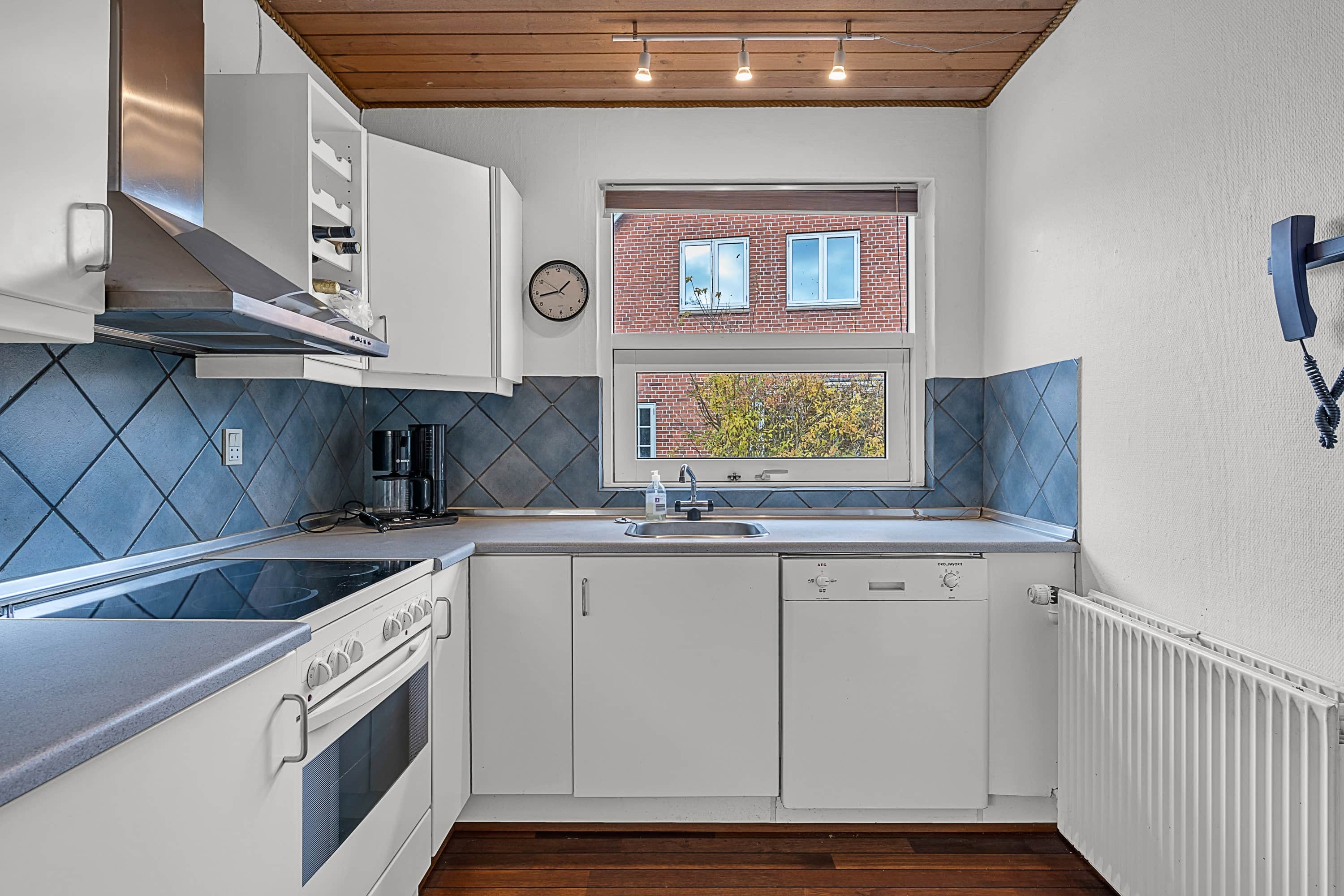 Kitchen before staging