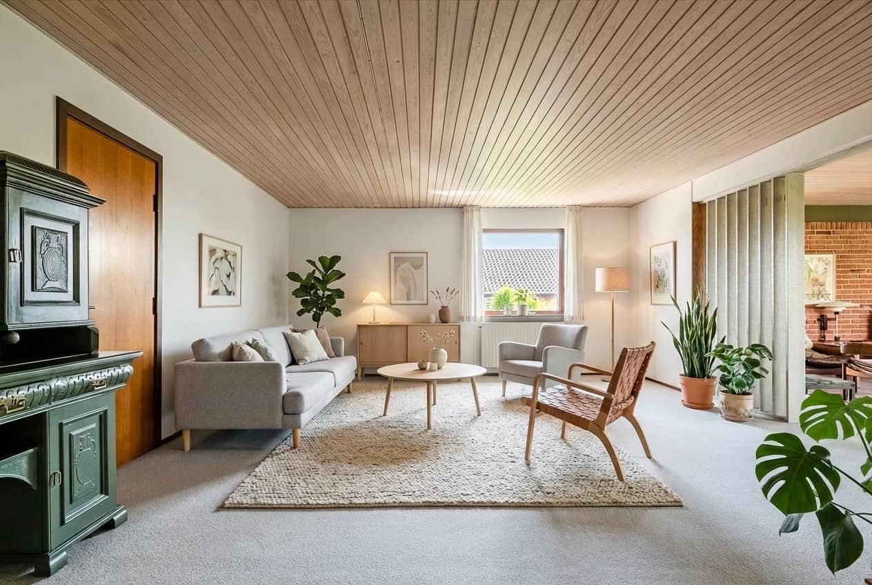 Living Room after staging